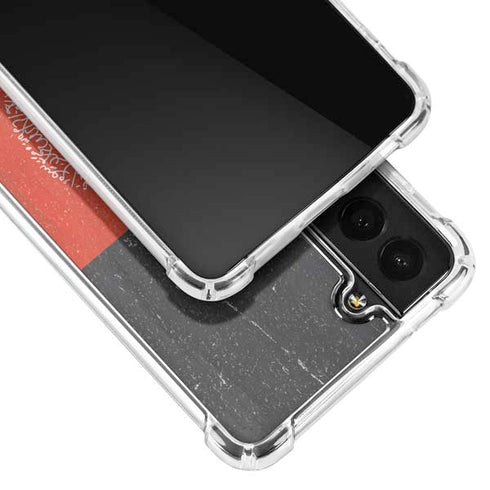 Afghanistan Flag Distressed Galaxy S22 Plus Clear Case